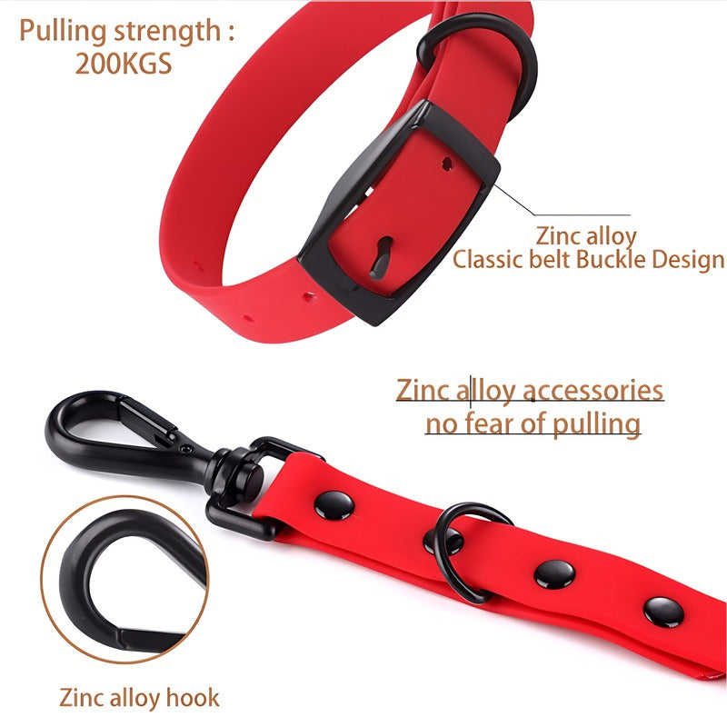 Silicone Collar & Leash Set for Small Pets