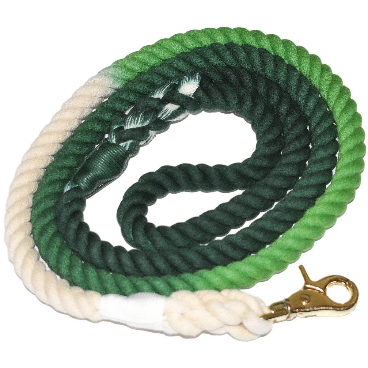 Hand-Dyed Cotton Rope Dog Leash – Ombre Summer Style