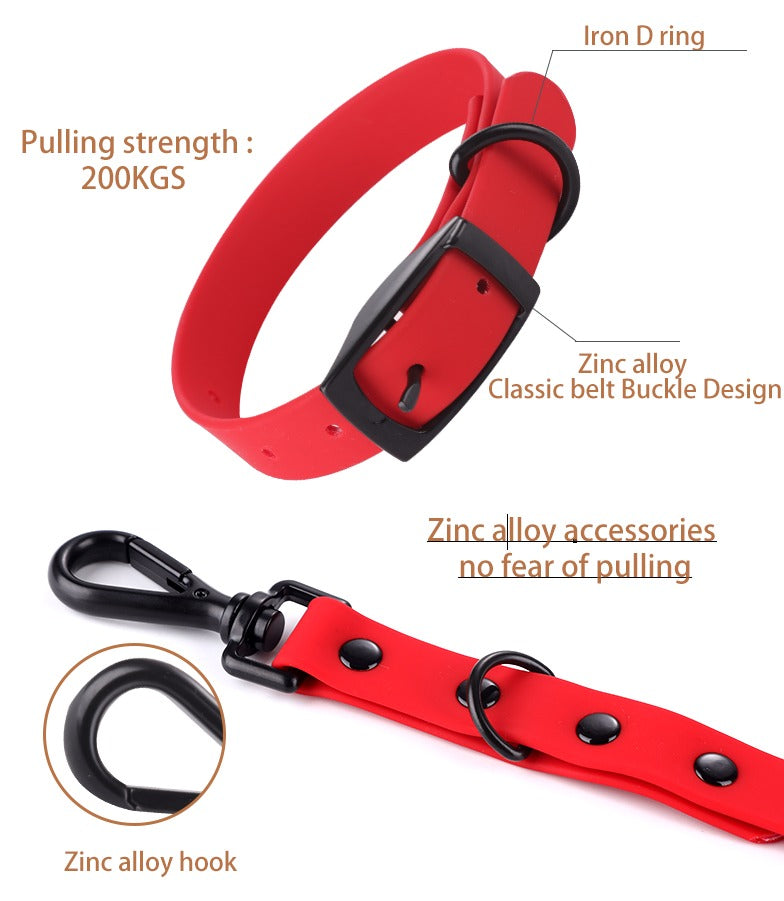 Silicone Collar & Leash Set for Small Pets